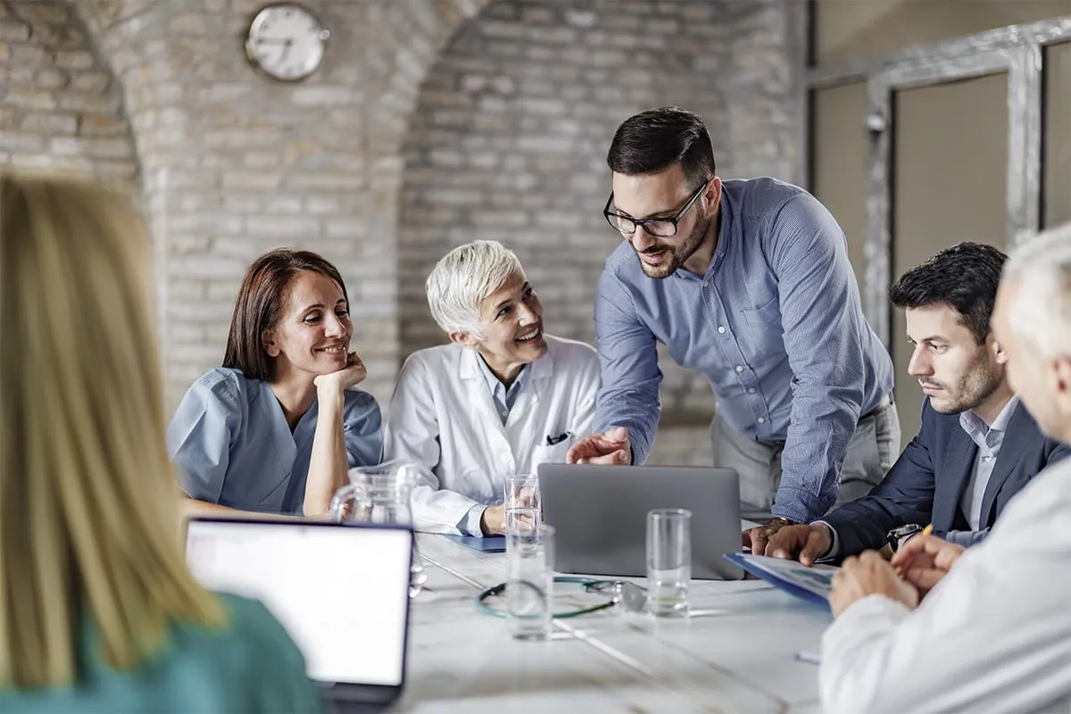 Metro team meeting with practice